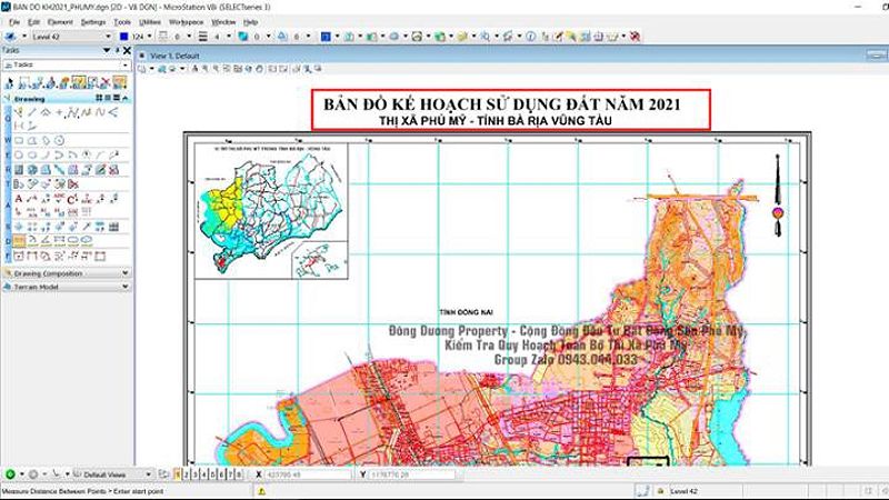 Quy hoạch sử dụng đất của Thị xã Phú Mỹ