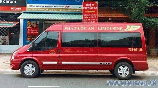 Xe limousine thoải mái và tiện nghi của Phát Lộc An Limousine